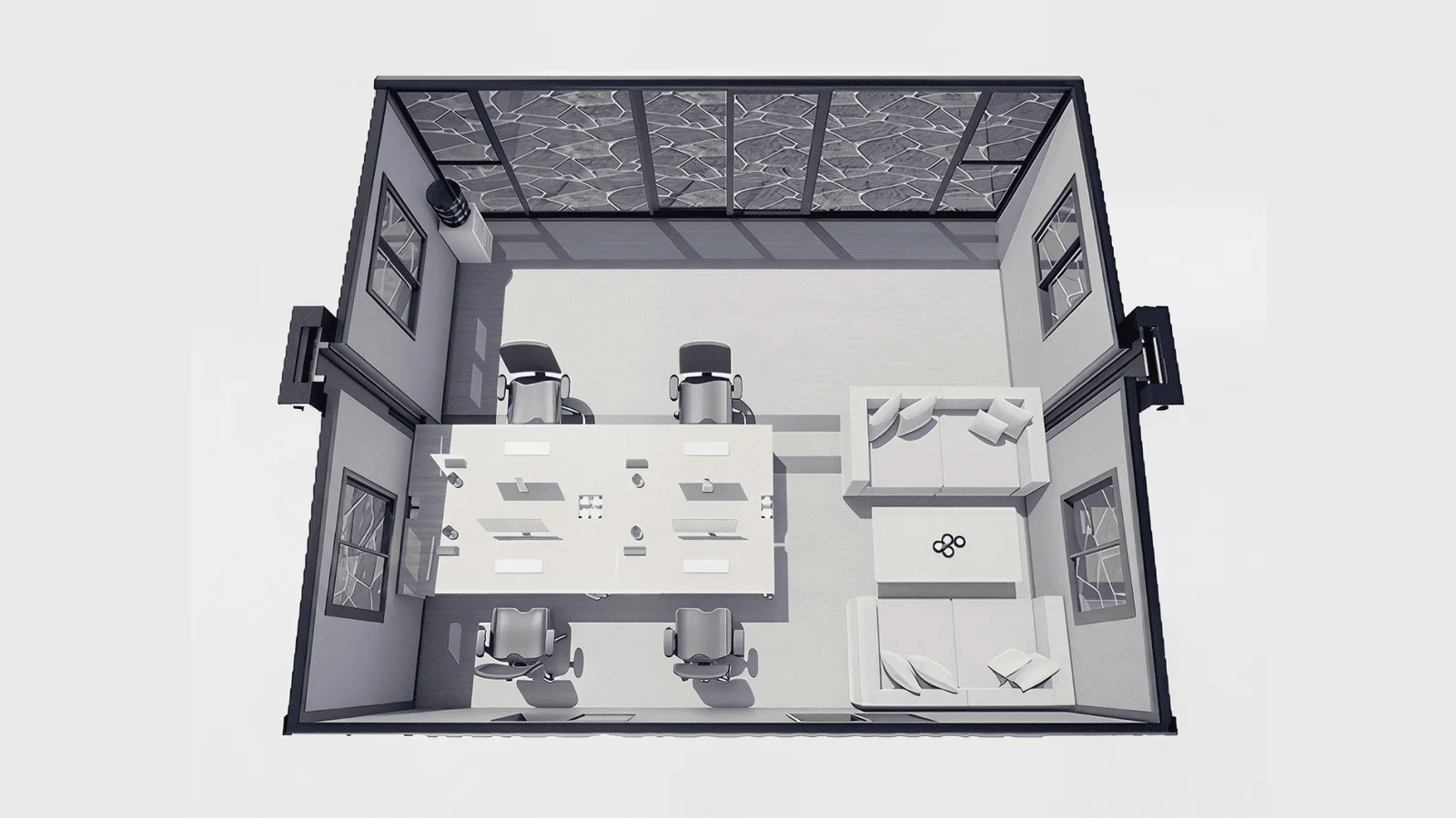 6-Person Team Meeting Layout